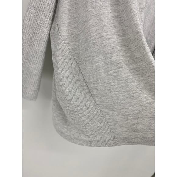 Terra & Sky Womens Gray Vneck Thermal Rib Shirt Top Sweater NEW 4X - Picture 8 of 11